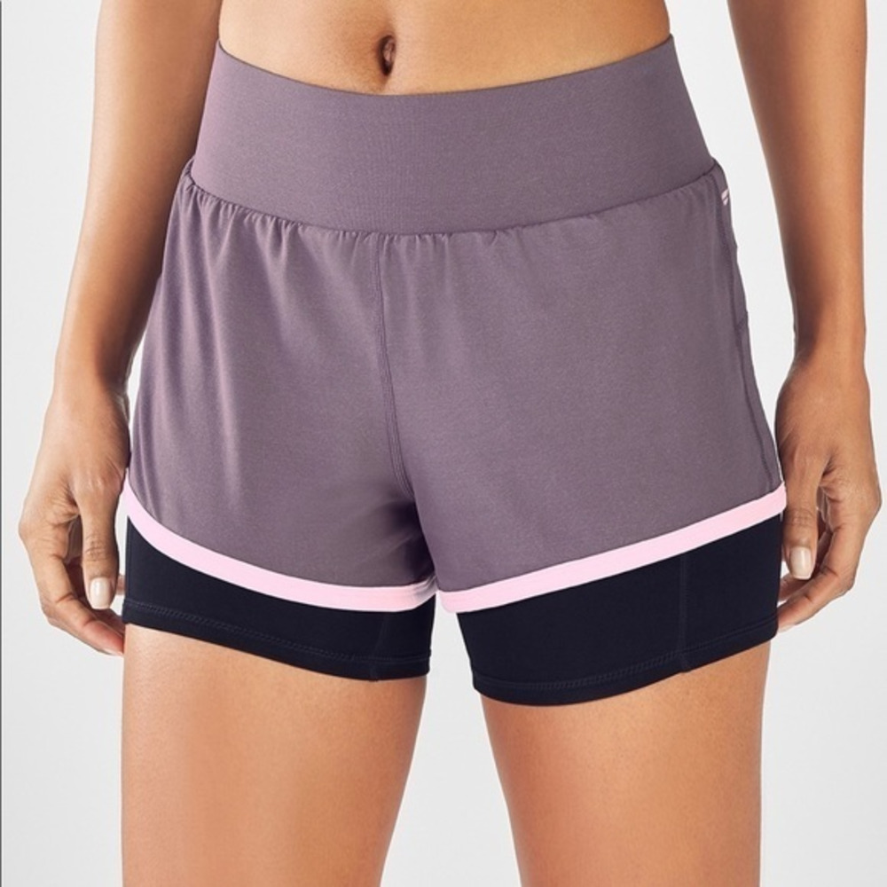Fabletics Purple Olesia Shorts